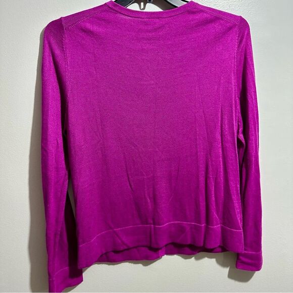 Ann Taylor Women's Fuchsia Cardigan Sweater (608) - Picture 4 of 4